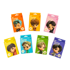A Dispoable Bandage apply with BTS TinyTAN Characters