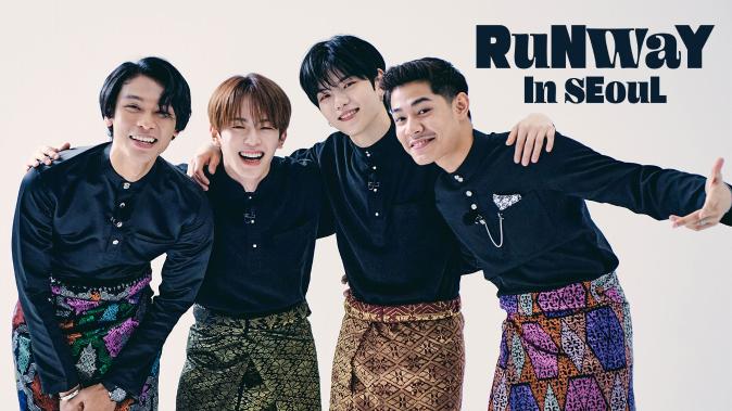 Magazine photo shoot in Malaysian traditional clothes with K-pop idol group VERIVERY