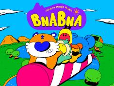 Title of "BnaBna Island" and The main characters from BNA