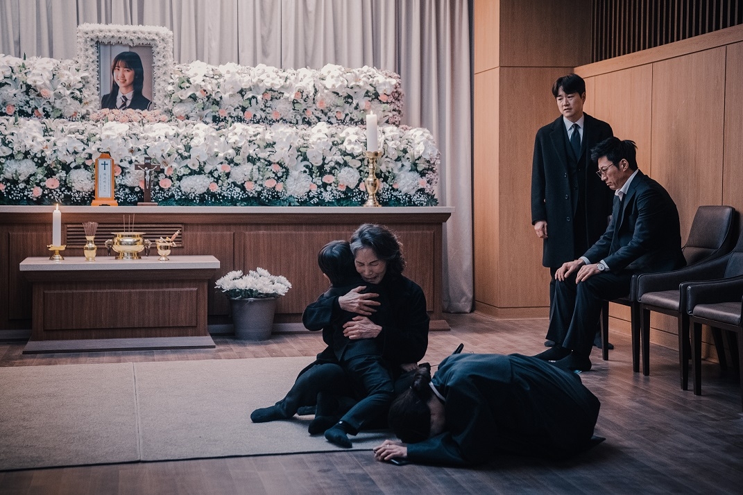 A scene from the Korean exorcism movie 'Devils Stay'