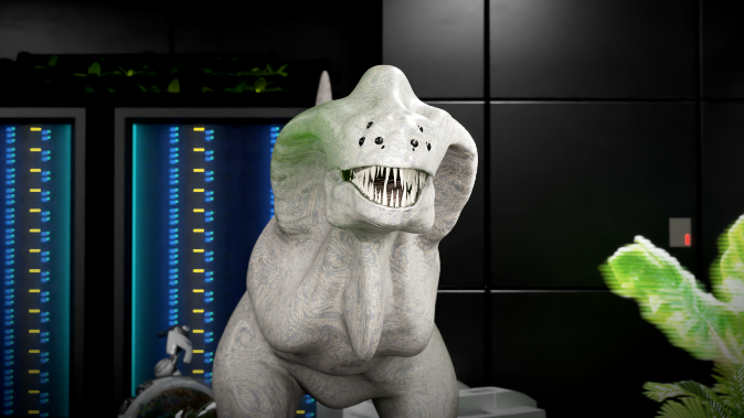 The alien lifeform has evolved into its mature stage.