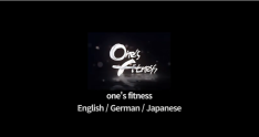 one's fitness - English , German, Japanese
