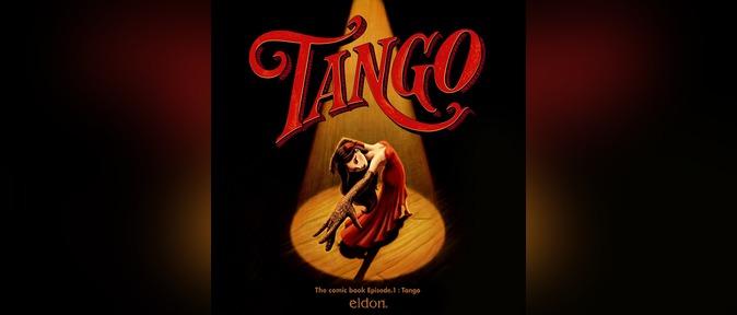 Official cover artwork for "Tango," the first chapter of 'The Comic Book'