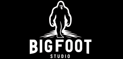 It is a logo resembling the shape of Bigfoot