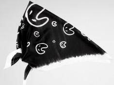 FLOWY COMFY LOUNGE SIGNATURE SCARF BLACK TYPE1 Styling