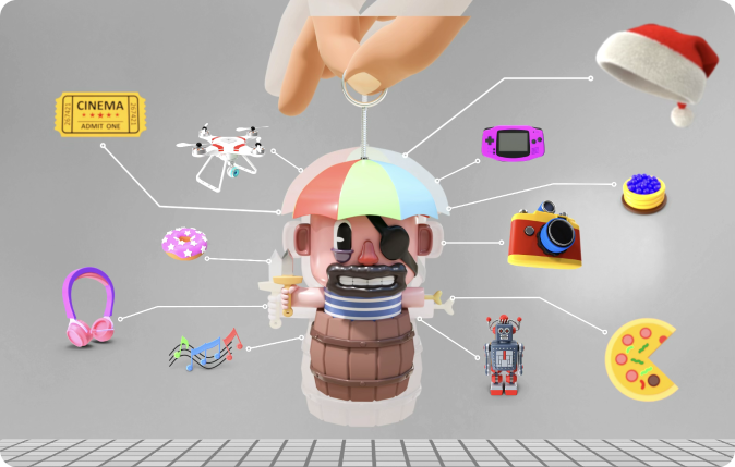 Voodoo Doll Customization That Allows the Creation of Diverse Stories Through Interchangeable Parts