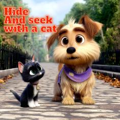  Bbang-i's Hide and Seek is an animation series based on the real-life daily life of a 5-year-old Yorkshire Terrier puppy.     The main character, Bbang, is my pet dog, a 5-year-old Yosher Terrier.