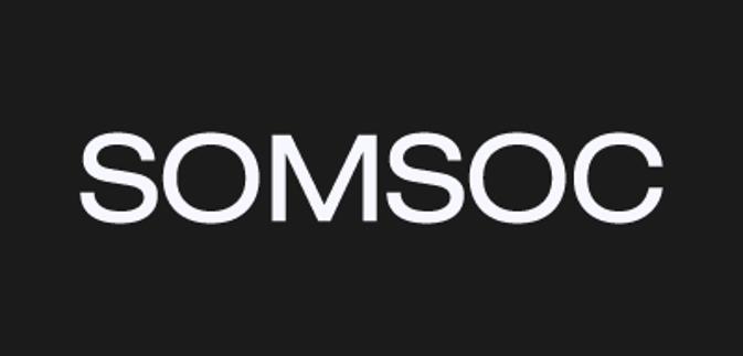 Logo of SOMSOC, a Korean women’s designer fashion brand