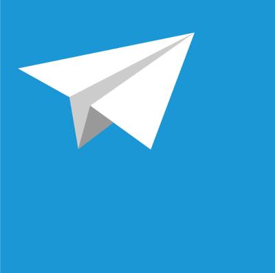 This logo is a paper airplane flying in the blue sky.