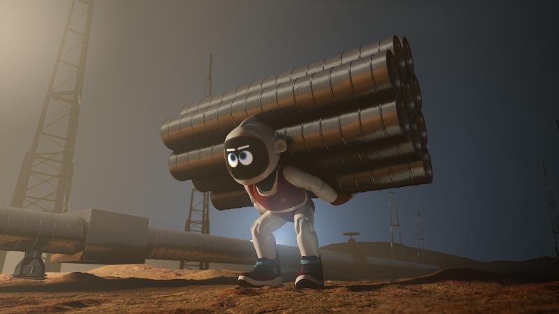 A mechanic and engineer at heart, Mono takes on all aspects of building up the Martian base.