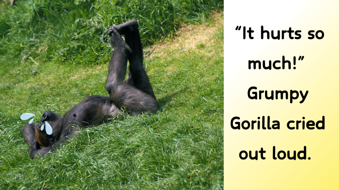 Little Rabbit Raddie, Alphabet Tales, Letter G, Grumpy Gorilla, Go Grab Grapes 
