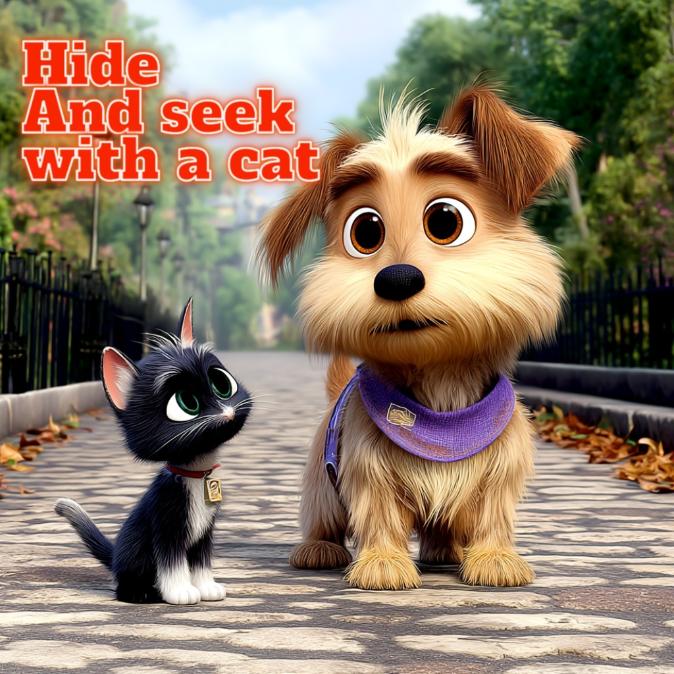 Hide and Seek with a cat 