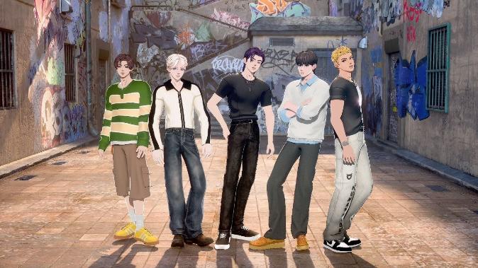 The Five Members of BEGRITZ