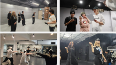 An overview image presenting ZENTA7’s K-POP production and training system, including the Global K-POP CAMP program, music production, and performance training process.