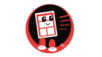 This is the brand logo of SwitchManga. The character is designed in the shape of comic panels, representing the identity of a digital comics platform. Its friendly expression and dynamic movement symbolize an enjoyable and convenient mobile reading experience, while the red and black color scheme creates a strong and recognizable brand image.