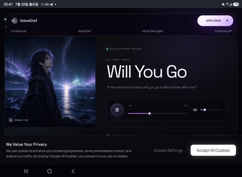 Created songs which are available to listen, to modify, and to download