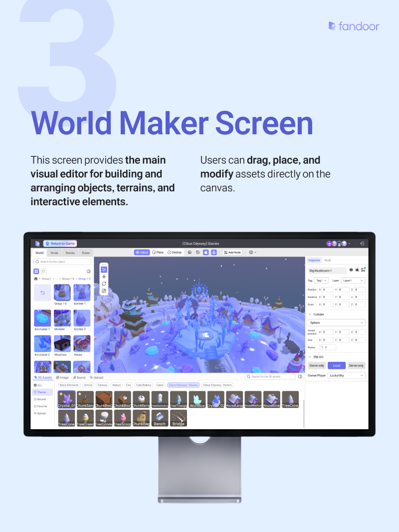 Build and arrange our own object effortlessly