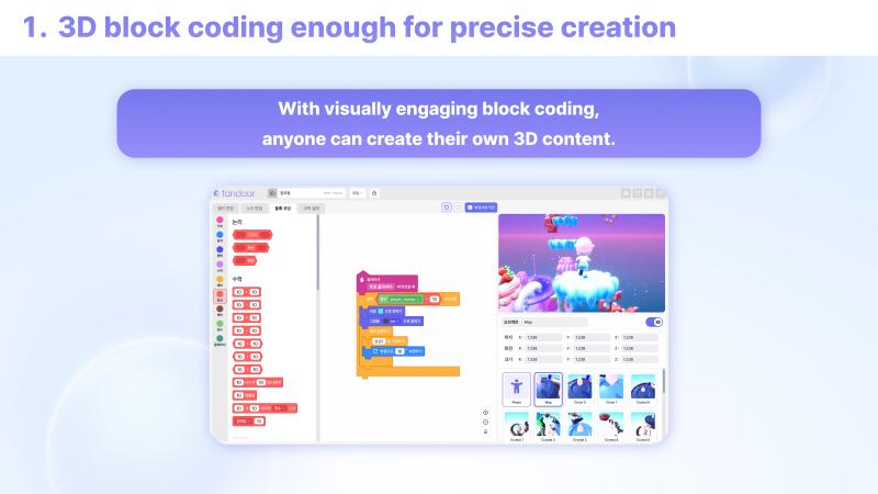 3D Block coding enough for precise creation