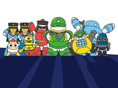 Robot Characters from <Dr. Robot Teo> IP