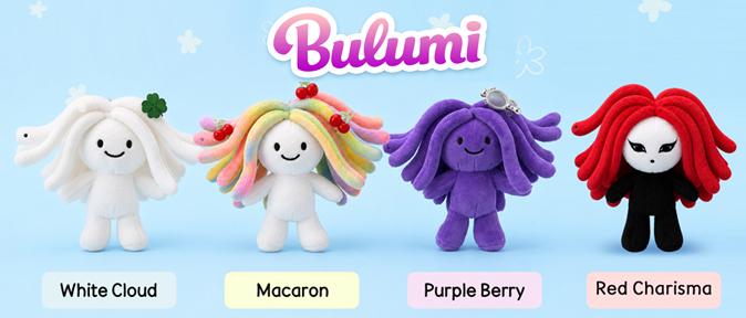 STABULUM’s signature IP, “Bulumi,” features a distinctive lineup of characters, each with its own color and personality. The Bulumi universe expands across art toys, plush toys, figures, and various creative content.