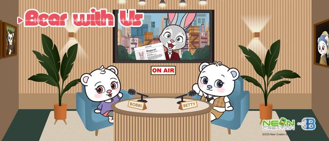 Bear with Us - Bobbie & Betty in Podcast Studio 