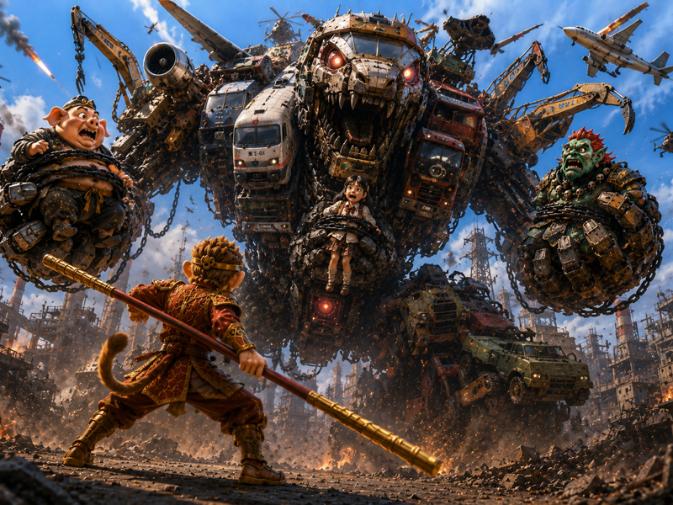 Journey to the West: Gate of Ten Thousand Demons – Battle Concept Artwork