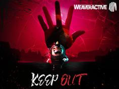 The launch game "KEEP OUT" poster.
