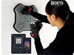 DETS K-POP BOXING GAME MACHINE, our flagship next-generation digital home training product, delivers a thrilling workout experience with tactile impact and precise heart rate management, featuring LED guides synced to AI-generated K-POP rhythms.