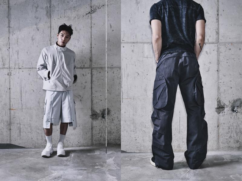 YOOGANG 'PHASE 03 : PUBERTY' Collection - Utility wear reinterpreting the raw energy of imperfection with rough textures and deconstructive details.