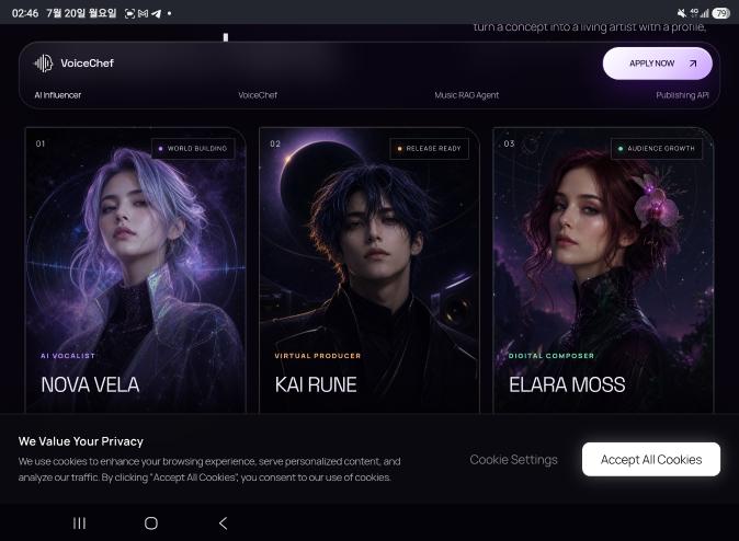 Voice selectable presets