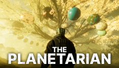 Official title image showcasing the worldview and atmosphere of 'The Planetarian'