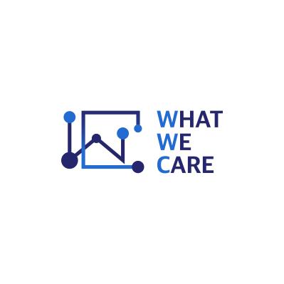 Hand shape / Heart / Circular curves → Care, solidarity, inclusion  Blue / Green tones → Stability, trust, environment, sustainability  Simple text logo → Professionalism and transparency