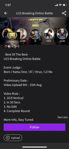  Global Youth streetdance competition U15