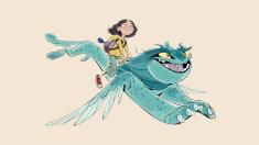 Banpoon riding Haetae through the Middle Realm