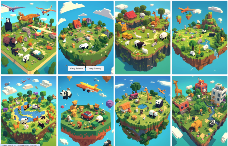 Explore various user-generated spaces
