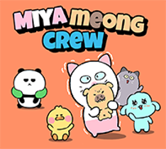 Miyamong Crew's logo and character group image