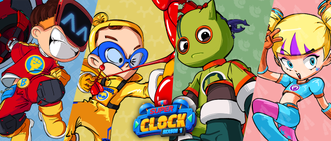 Four young heroes—Eugene, Mark, Sam, and Luna — travel through time to protect history and take on the villainous Stealth, saving the past and future alike!