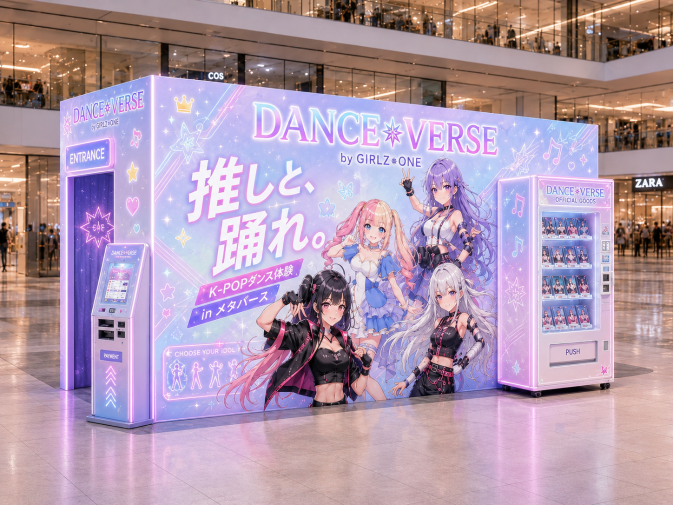 "Danceverse," a Virtual Idol K-Pop Dance Experience Space Business