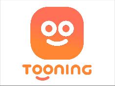 This is the logo of Toonsquare's AI webtoon production platform 'Tooning'.