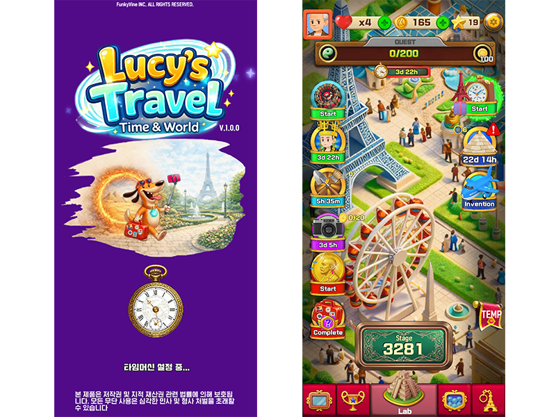Lucy, who travels through the timelines of various human civilizations
