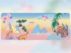 Sipjangsaeng, The Gardens of Gyeongbokgung Palace [Dawn : Aurora Silk]