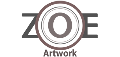 Since the core identity of ZoeArtwork is coexistence with 'animals', the shape of a bird was designed like a hieroglyphic character. I tried to focus attention by putting a target in the center.