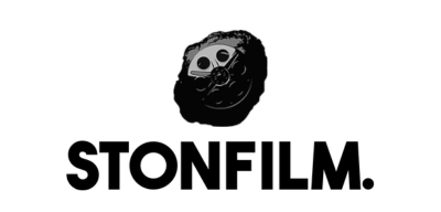 The STONFILM logo combines a stone and a film reel into a single symbolic image, representing creativity and solidity simultaneously. It blends the reliable and enduring characteristics of stone with the creative innovation symbolized by the film reel, clearly reflecting our vision of producing original content grounded in robust technology and reliability.