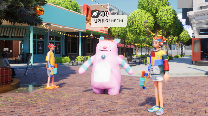 SuperPlat is a virtual IP platform featuring AI-based animated characters and K-pop idol personas.