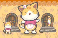 Abandoned companion animal protagonist cat "NADOO"