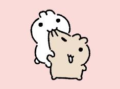 Bubi Bunny is a bunny couple who express their love through physical affection. Always staying close and sharing affectionate moments, the two bunnies represent the warm and lovable world of Bubi Bunny.