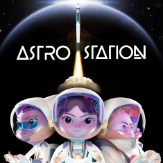 Astro Station Poster