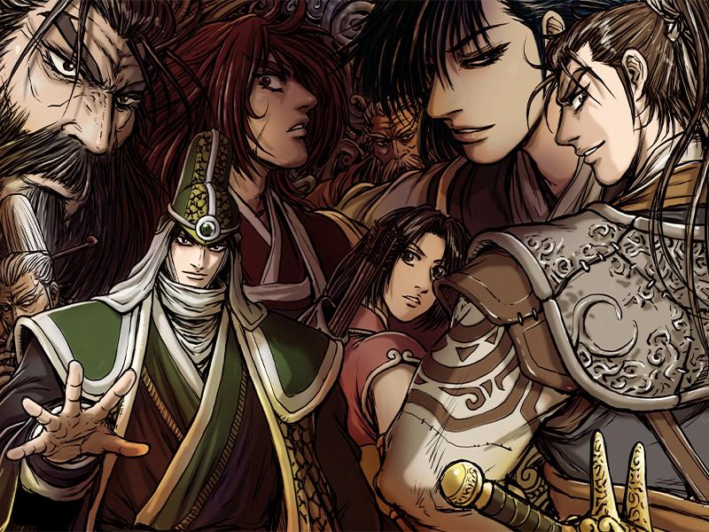 Various character illustrations (cover of volume 66)