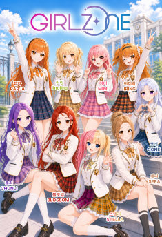 Girlz*One, a 9-member virtual idol group with members from 7 countries, makes its full-group debut!