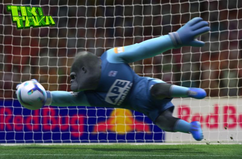 Krudd (Gorilla) The World's Top Goalkeeper with 'The God's Hand'